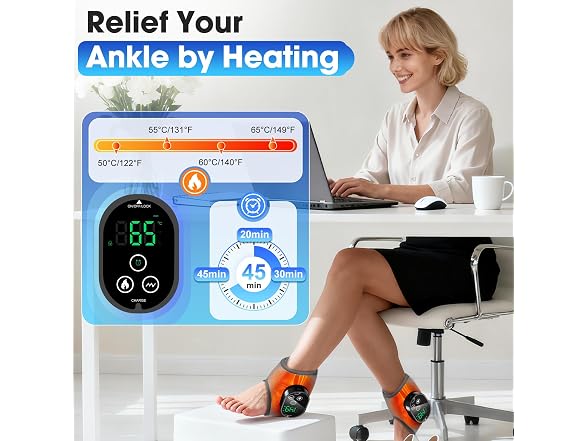 BAISEMAIN 2PCS Foot Massager, 2pcs Gray