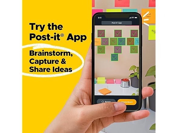 Post-it Super Sticky Notes, 8 x 6 in