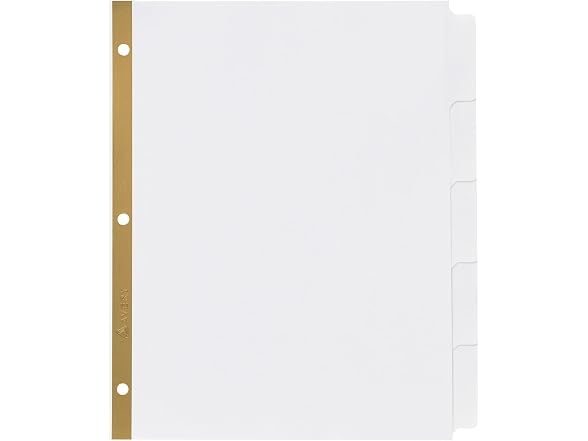 AVERY Big Tab Write-On Dividers w/Erasable Laminated Tabs