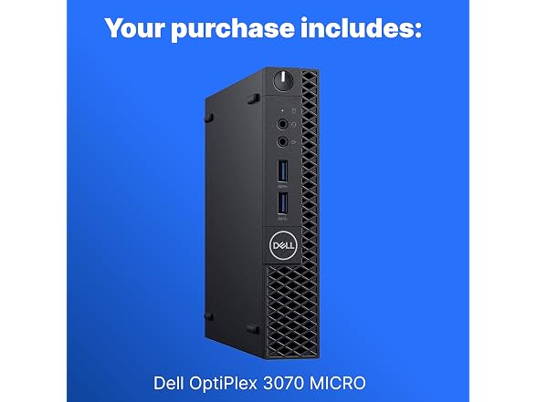 Dell OptiPlex 3070 Micro PC, i5-9500, 8GB/250GB