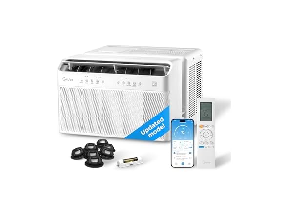 Midea 12000 BTU U-Shaped Smart Window AC 550 Sq Ft