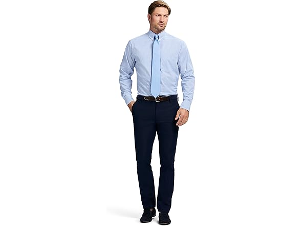 IZOD Dress Shirt (L) Blue Check
