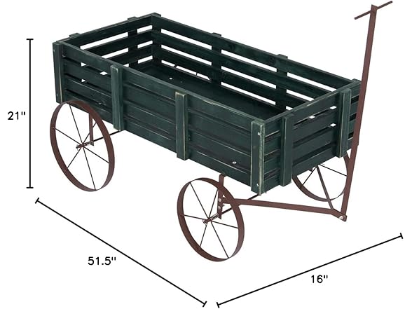 Shine Company 4944 Decorative Buckboard Wagon