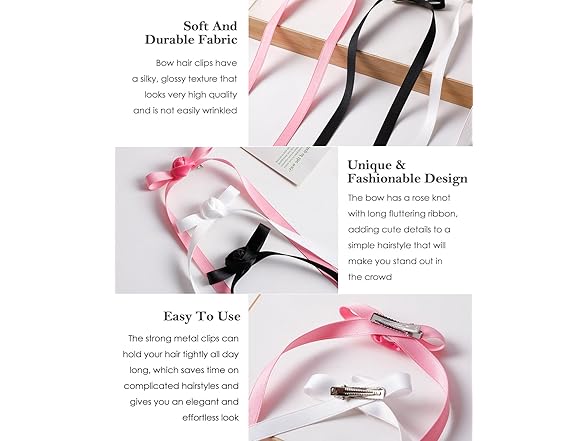 Vercret Hair Bows Clips for Women