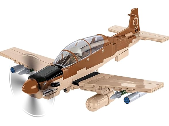 COBI Armed Forces AT-6 Wolverine (Beechcraft) Building Set, 263 Pieces