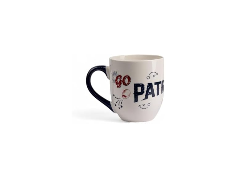The Memory Company Officially Licensed NFL 18oz Ceramic Cheer Mug, Premium Team Logo Coffee Cup, Perfect Game Day Drinkware
