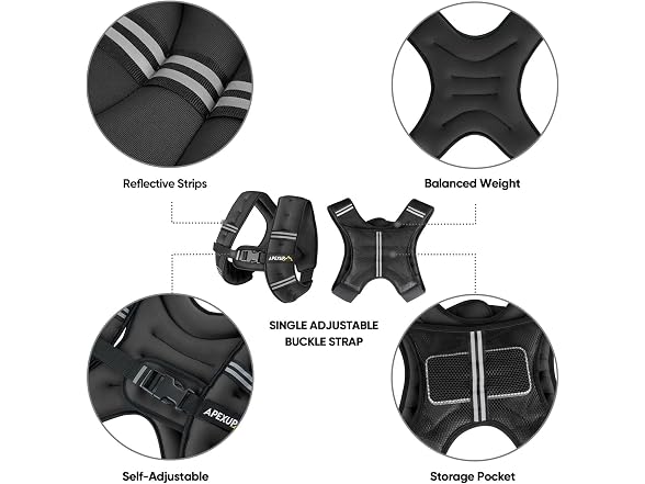 10lbs Weighted Vest Men Women