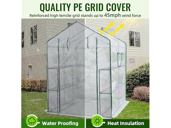 Greengro Greenhouse White