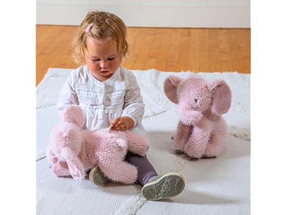 Mary Meyer Stuffed Animal Pink Blossom Elephant