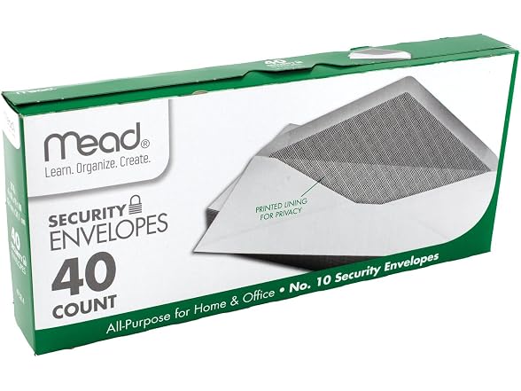 Mead Mead #75214 40CT #10 White Envelope