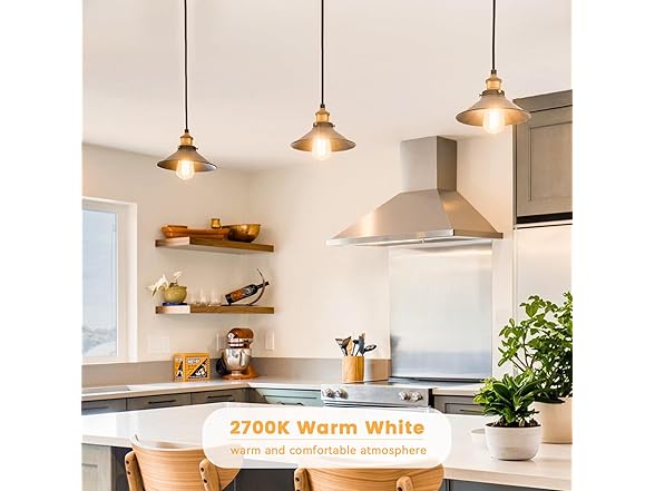 Brightever Edison Light Bulbs 60W Equivalent - Choose Size