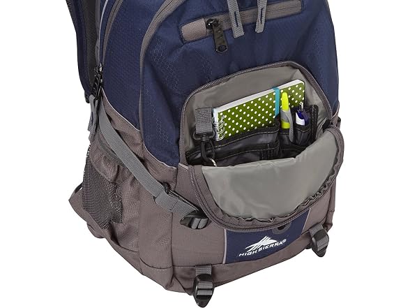 High Sierra Loop Backpack One Size, Sequin Facets/Bluebird/White