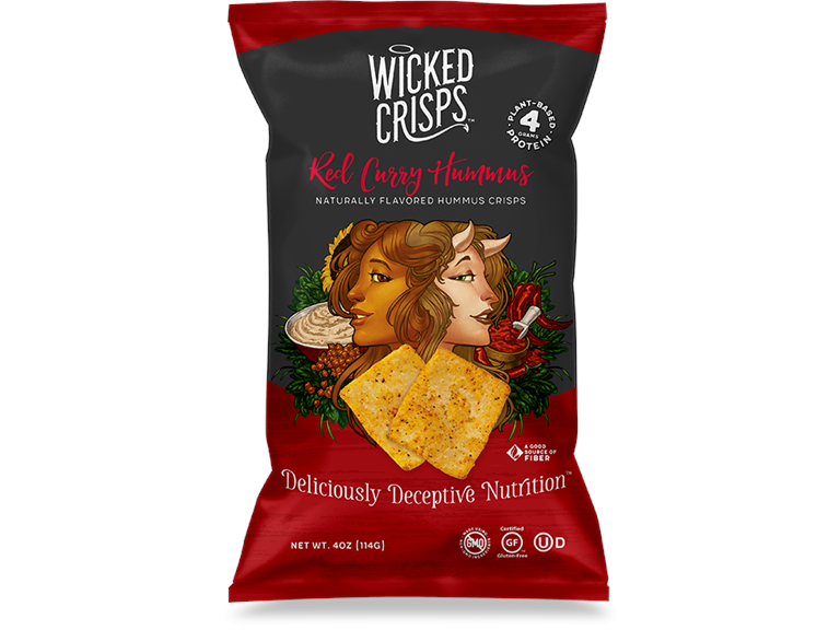 (6 Pack) Wicked Crisps: Red Curry Hummus