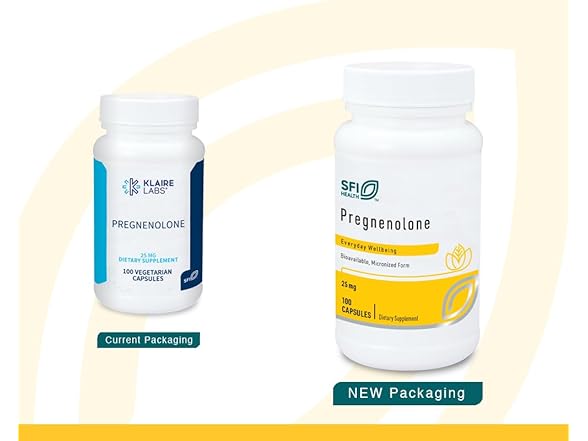 Klaire Labs Pregnenolone -25mg (100 Capsules)