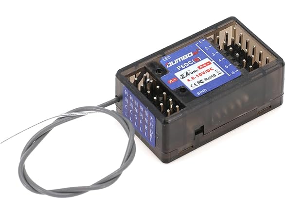 RC Gyro Receiver with Linkage LED Simulation System