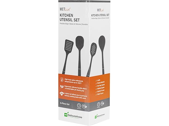 Restaurantware Silicone Utensil Set