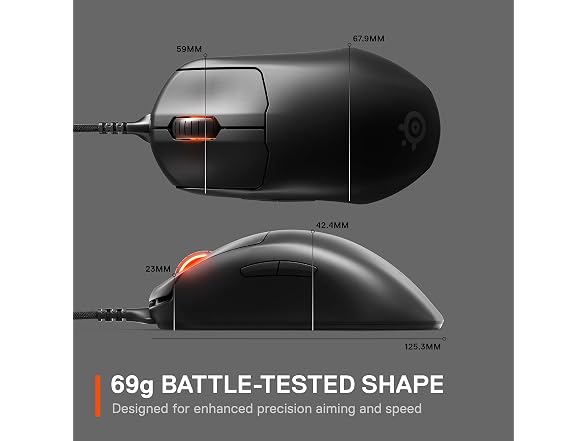 SteelSeries Esports Prime+ Wired Gaming Mouse