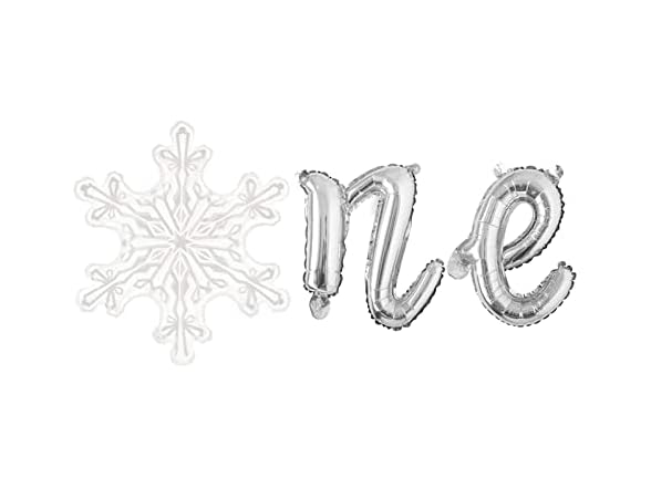 CYMYLAR Snowflake one Balloon Snowflake