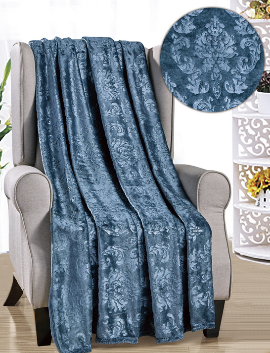 Versailles Embossed Throw - Gallery 12