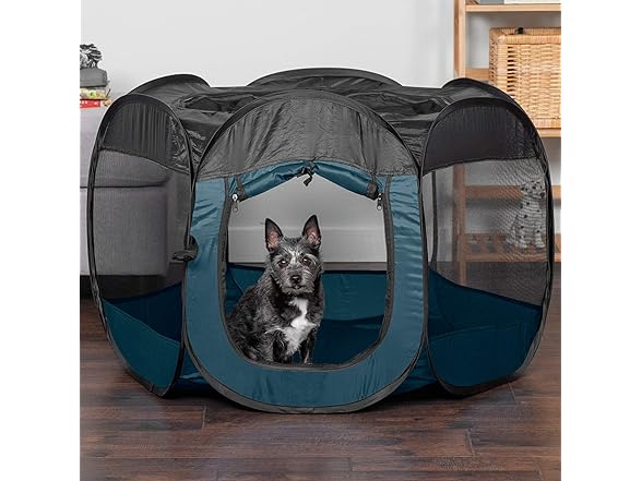 Furhaven Portable Pet Playpen, Small
