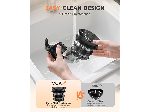 VCK Cold Press Juicer w/Wide Feed Chute