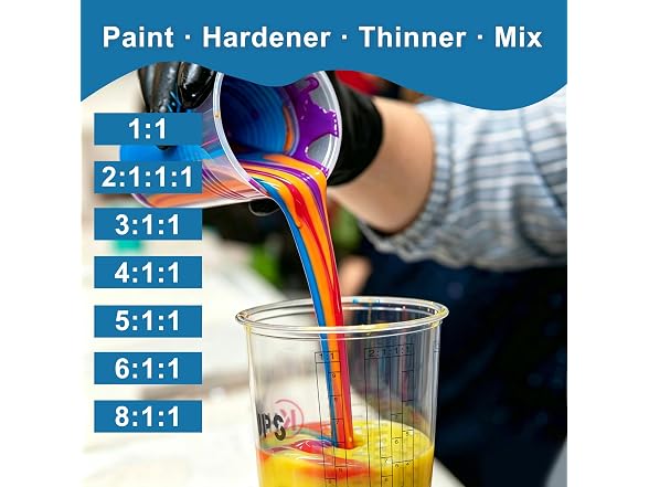 KHLCUPS 38oz Paint Mixing Cups 18-Pack