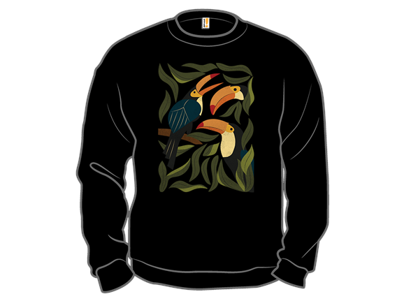Toucans in the forest