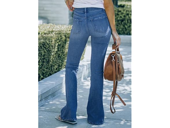 Sidefeel Women (8) Flare Jeans Bell Bottom Pants