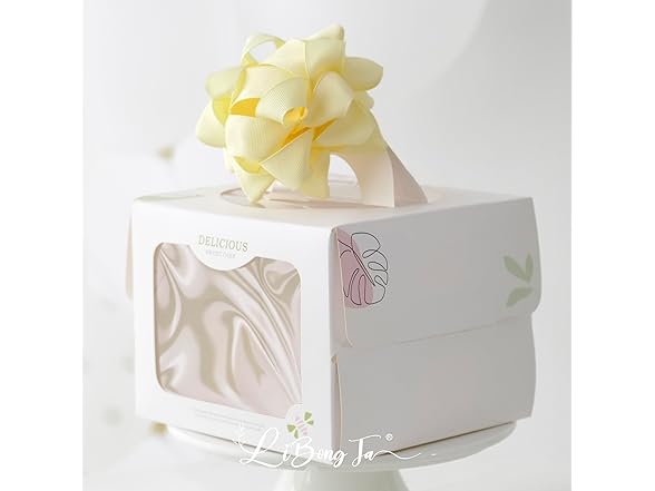 LiBongTa Gift Bows Ivory 4.5" (6pk)
