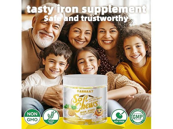 Parhaat Iron Soft Chew Supplement