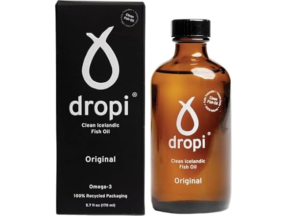 Dropi Omega 3 Fish Oil Liquid - Maximum Strength