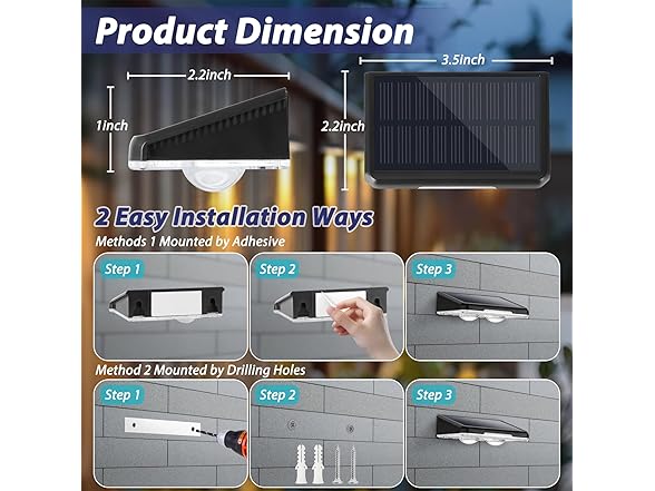 Brightever Solar Lights Outdoor 16-Pack, Waterproof