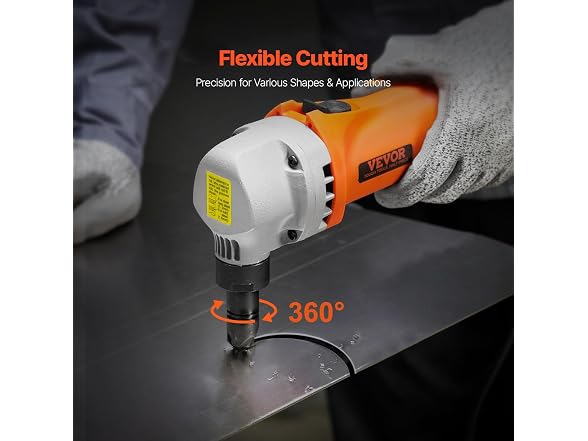 Sheet Metal Nibbler, 550W Powerful 2200 RPM High