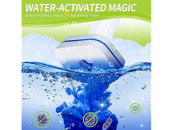 63 Count Disposable Toilet Brush Heads - Gallery 3