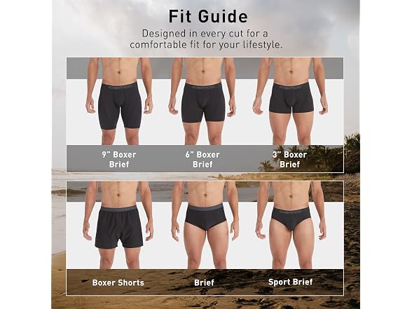 ExOfficio Men (XXL) Everyday Boxer Brief Riviera