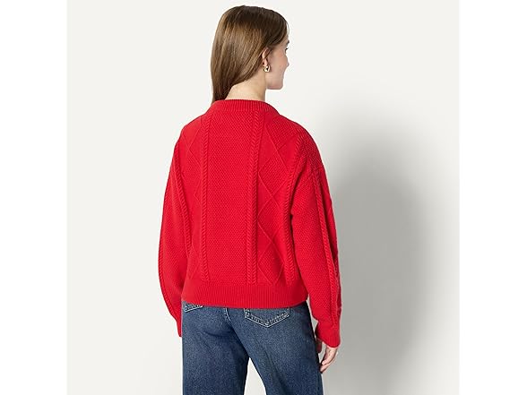 Amazon Essentials Women Relaxed-fit Cable Sweater