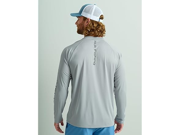 HUK Mens KC Scott Patterned Pursuit Shirt