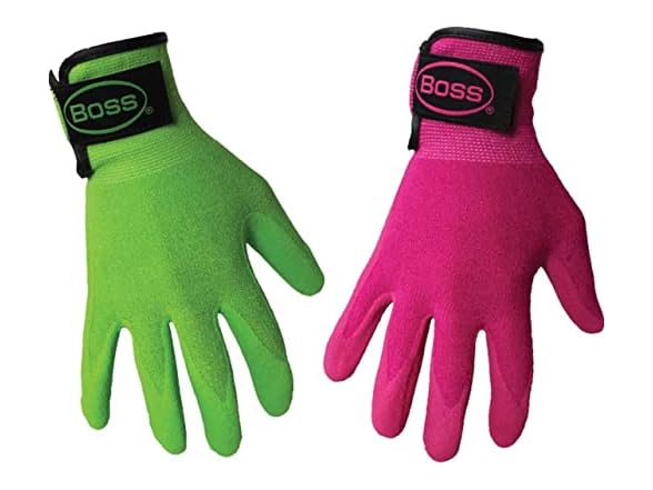 BOSS Guardian Angel Sandy Nitrile Palm Work Gloves