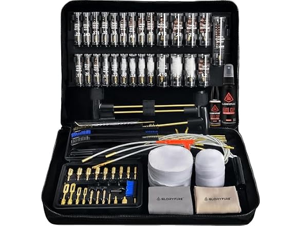 GLORYFIRE 82-Pc Gun Cleaning Kit