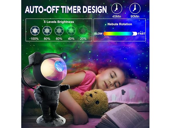 Astronaut Space Buddy Galaxy Projector
