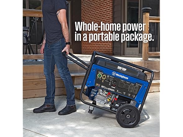 Westinghouse 12500 Peak Watt Home Backup Portable Generator