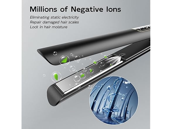 Nicebay 2-in-1 Hair Straightener and Curler