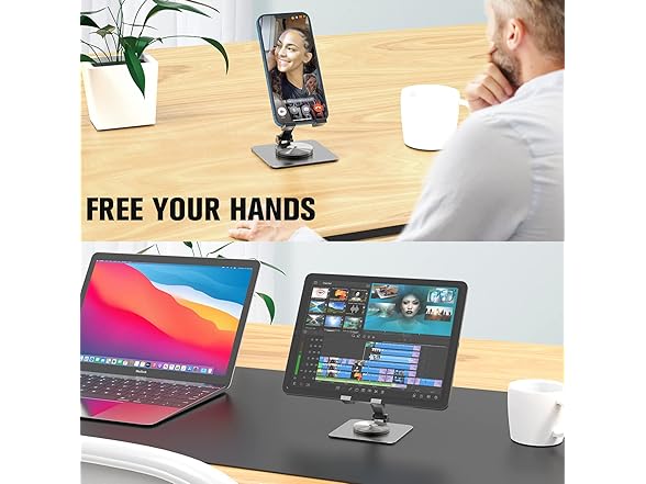 PONICOR 360° Rotatable Cell Phone Stand