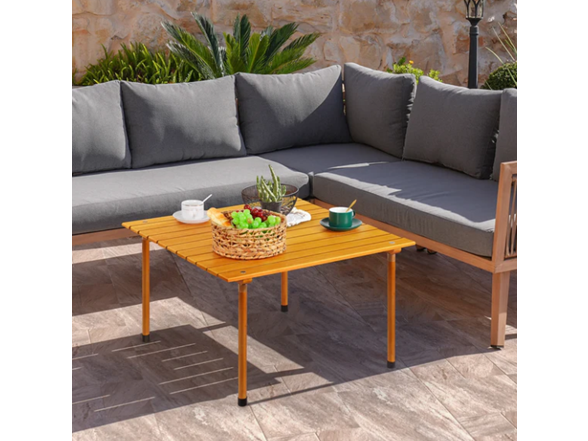 SONICGRACE All Purpose Foldable Wooden Table