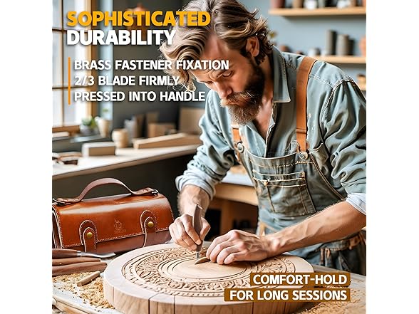 IMYMEE Deluxe Wood Carving Kit