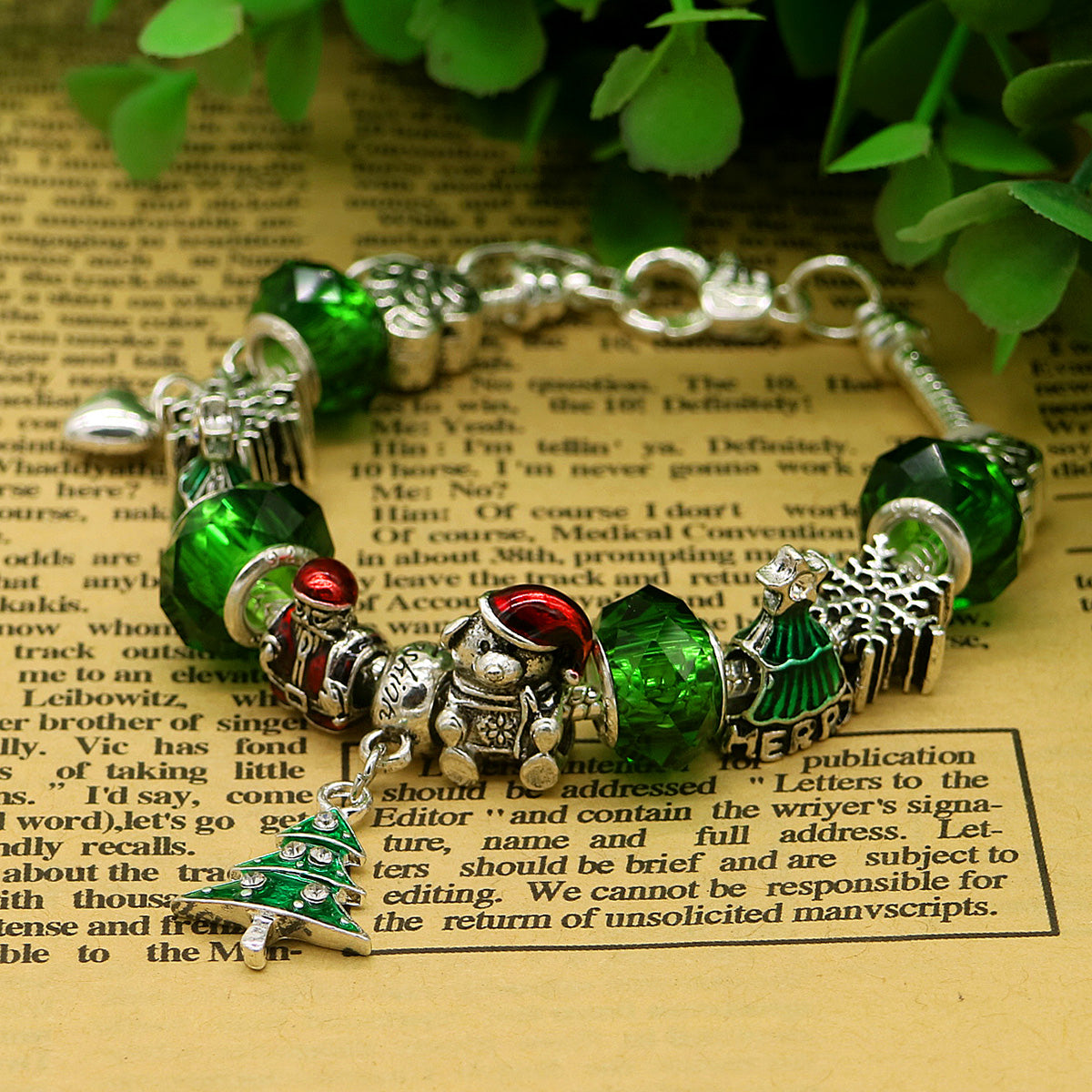 Murano Christmas Charm Bracelet - Gallery 3