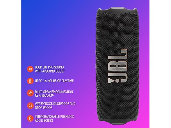 JBL Flip 7 Portable Waterproof Speaker (Grade A Refurbished)