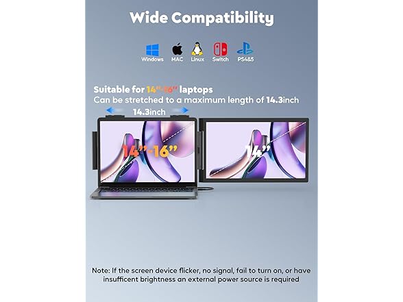 Laptop Screen Extender | 14" FHD