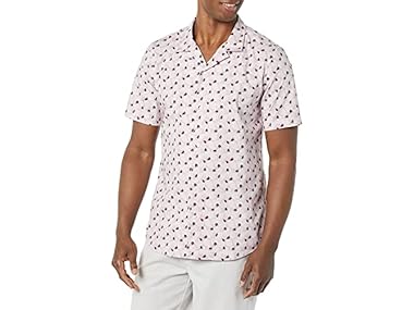 $4.99, Was $19.90, 74% Off! Amazon Essentials Mens Resort Shirt dealfomo