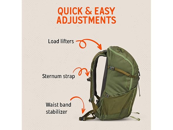Kelty Asher Backpack (35L Winter Moss)